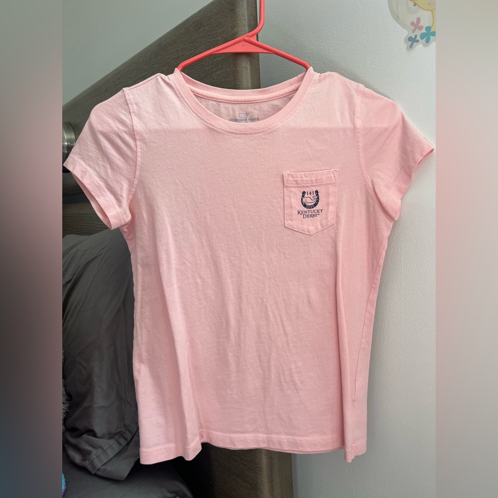 Pink Kentucky Derby 2015 Vineyard Vines t-shirt